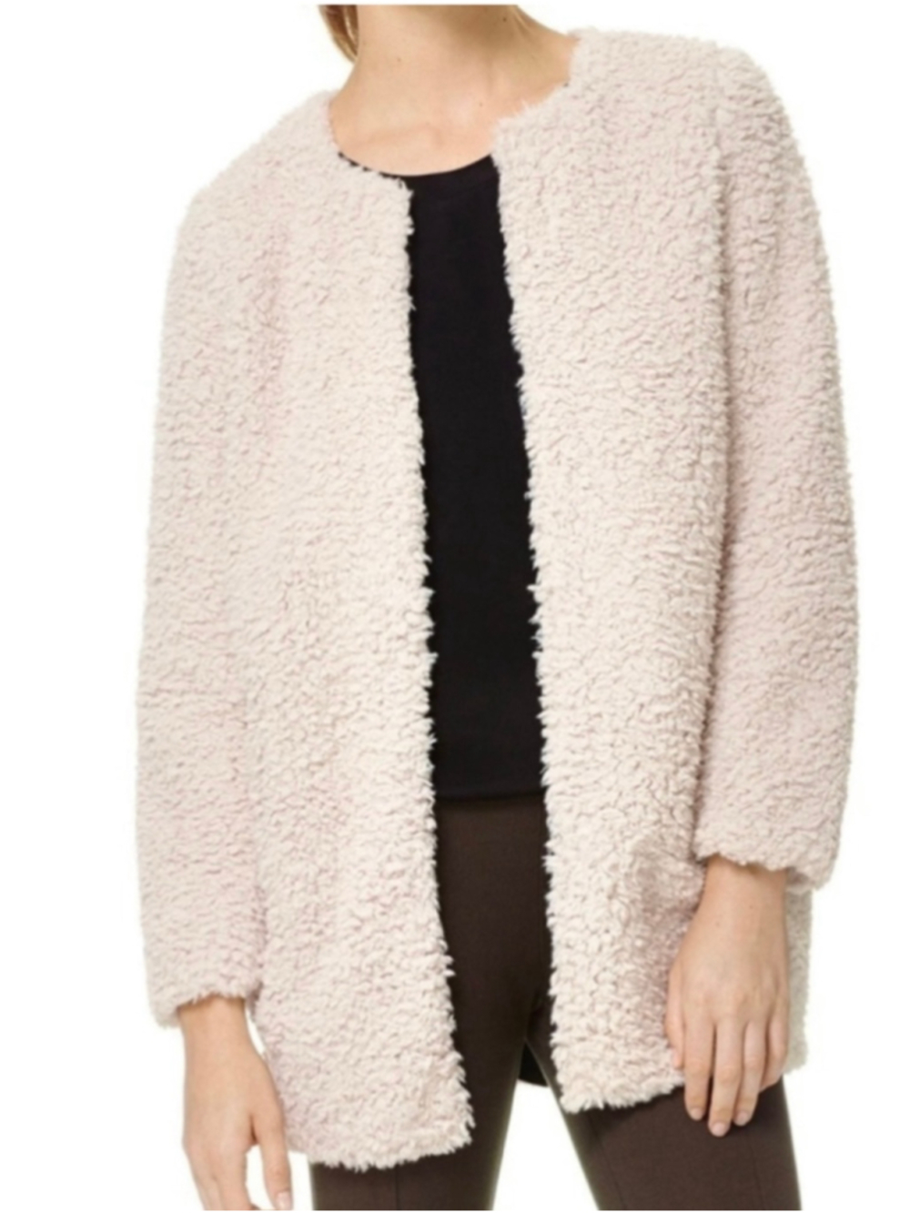 Aritzia Wilfred Laboratoire sherpa jacket neutral size medium